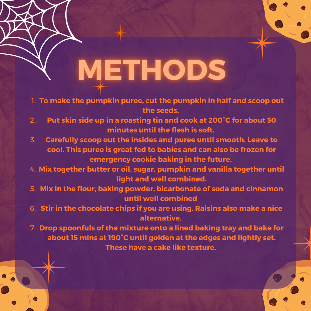 Halloween: Pumpkin Cookies Recipe